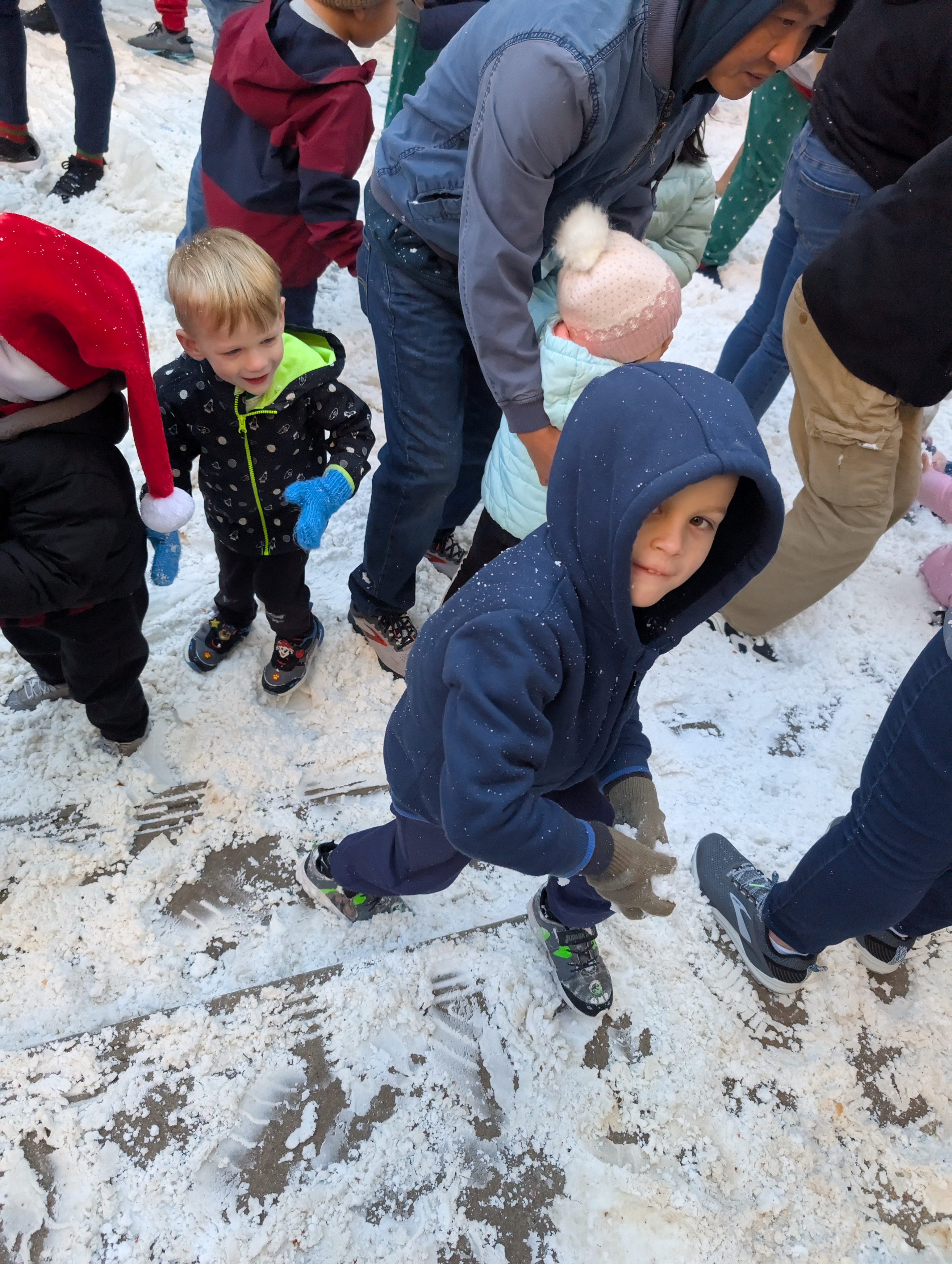 Polaroid of girl holding balloons